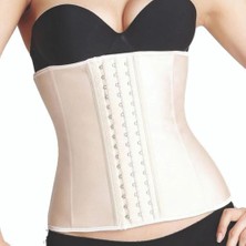 Dr.Fitto Göğüs Altı Çelik Balenli Latex Göbek Toparlayıcı , Bel Inceltici, Sıkılaştırıcı Kopçalı Korse DR01