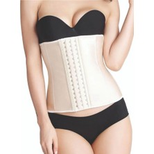 Dr.Fitto Göğüs Altı Çelik Balenli Latex Göbek Toparlayıcı , Bel Inceltici, Sıkılaştırıcı Kopçalı Korse DR01