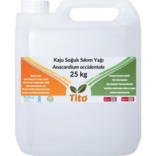 Tito Kaju Soğuk Sıkım Yağı Anacardium Occidentale 25 kg