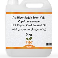 Tito Acı Biber Soğuk Sıkım Yağı Capsicum Annuum 5 kg