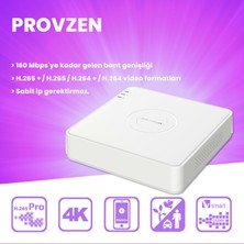Provzen Hıkvısıon 8 Kamera İp Set 7/24 Renkli Colorvu Mikrofonlu