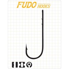 Fudo 6101 Worm SSB Black Nikel Uzun Pala Tırnaklı Lüfer İğnesi