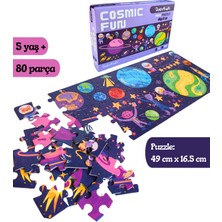 Doerkids Cosmic Fun Midi Puzzle | 80 Parça  5+ Yaş