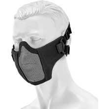 Asg Metal Mesh Mask  Koruma Maskesi - Siyah 19079