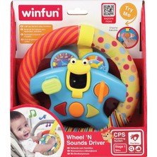 Winfun Müzikli ve Işıklı Ilk Sesli Direksiyonum Mavi