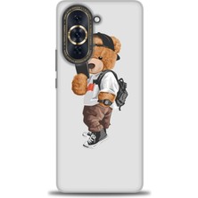 Huawei Nova 10 Kılıf Hd Baskılı - Teddy Bear Cool + 9h Nano Ekran Koruyucu