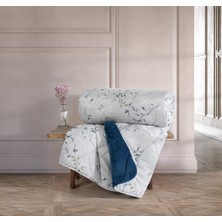 Cotton Box Velvet Çift Kişilik Yorgan Nitsa Denim 195X215 cm