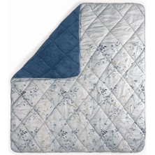 Cotton Box Velvet Çift Kişilik Yorgan Nitsa Denim 195X215 cm