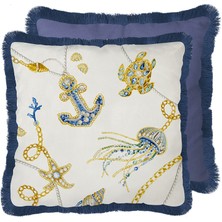 Baci Milano Portofino Yastık 60 cm x 60 cm Mavi