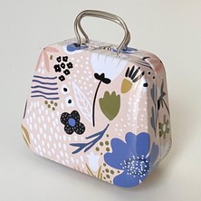 Yumakça Metal Kutu, Valiz Figürlü, Hediyelik, Takı, Dikiş ve Hobi Kutusu  H Model  *6,5 cm *7,5 cm *6 cm *3,5 cm