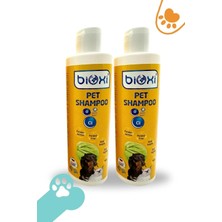 Bioxi ® Vegan Kedi ve Köpek Şampuanı - Doğal Bakım ve Parlak Tüyler Için 200 ml x 2'li Paket