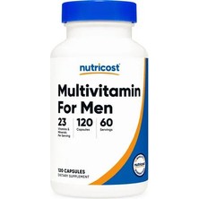 Nutricost Multivitamin For Men Testo Booster Complex 120 Capsules