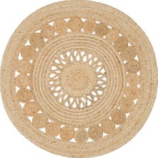 Eko Halı Juno Natural El Dokuma Hasır Jüt Halı