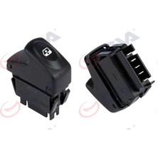 Cam Açma Anahtari Sağ Megane I-Clio Ii 98-05 5 Fiş-Tekli 12