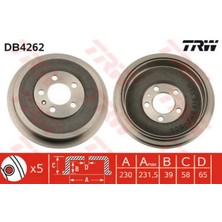 Fren Kampanasi Arka Roomster 1.2 Tdi-1.4-1.4 Tdi-1.6-1.9 Tdi 06 Octavia 1.4-1.6-1.9 Tdi 96-10 12