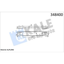 Kale Turbo Radyatörü Intercooler Corsa D Al/Pl/Brz 450X97X52 12
