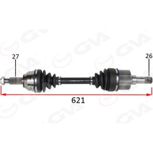 Ön Aks Komple Sol Ford Mondeo I -Ii 1.6- 1.8 - 2.0 93 00 Otom. 12