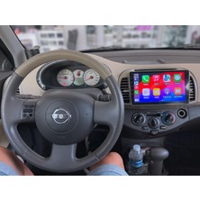 Nissan Micra Androidmultimedya+Carplay+Androidauto+Youtube+Playstoreuyguylamöaları
