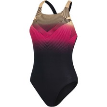 Speedo Kadın Yüzücü Mayosu Plmt Medalıst Af Black/red 8-12199H046 Yzm