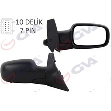 Gva Diş Dikiz Aynasi Sağ Scenic 03-08 Elektrikli Isitmali Sensörlü Konveks 7 Fiş Vm-139Ehpsr 12