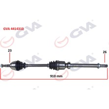 Komple Aks Sağ Clio Iv 0.9 Tce A/T 12- 6 Vites 12