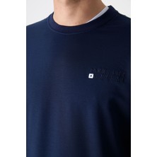 Tommy Life Tommy Life  İndigo Erkek Casual O Yaka Oversize Lastik Paça Eşofman Takımı - 85120