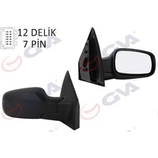 Gva Diş Dikiz Aynasi Sağ Clio 06 Elektrikli Isitmali Sensörlü Konveks 7 Fiş Vm-6136Ehsr 12