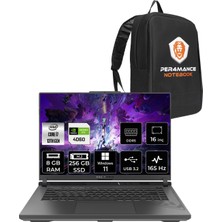 Asus Rog Strix G16 Intel Core I7 13650HX 8gb 256GB SSD RTX4060/8GB 165HZ 16" Fhd+ W11H Taşınabilir Bilgisayar N3157 & Per4 Çanta N3157P341