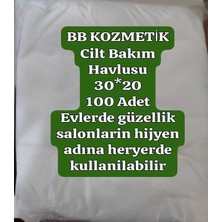 Bb Kozmetik Kullan At Cilt Bakım Havlusu, Cilt Temizleme Bezi 30X20 cm Cilt Bakımı 100 Adet