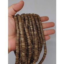 Yaşam Tohumu Hindistan Cevizi Kabuğu Ahşap Dizi Silindir Kesim 3.5*7mm (53066)