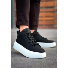 BOA LE10 Bağcıklı Erkek Yüksek Taban Siyah Spor Bot