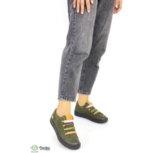 Mammamia Kadın Hakiki Deri Günlük Bağcıksız Spor Tarz Mevsimlik Ortopedik Ayakkabı M25/KA85