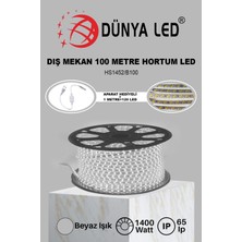 Meg Light Store 220V Trafosuz Beyaz Şerit LED 100MT