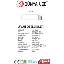 Meg Light Store 220V Trafosuz Beyaz Şerit LED 100MT