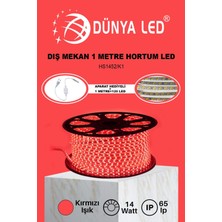 Meg Light Store 220V Trafosuz Kırmızı Şerit LED 1mt