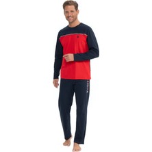 U.s. Polo Assn. Erkek Uzun Kollu Yuvarlak Yaka Penye Eşofman Pijama Takımı S25829