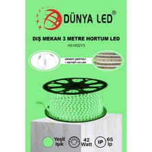 Meg Light Store 220V Trafosuz Yeşil Şerit LED 3mt