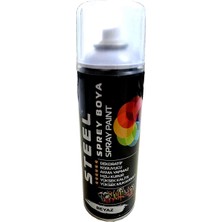 Steel Sprey Boya 400 ml Dekoratif Boya Graffiti Duvar Boyası Mobilya Boyası Metal Boyası 1 Adet