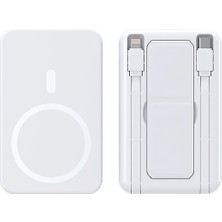 Sunix PB-47 Magsafe Powerbank Standlı Pd Hızlı 10.000 Mah Apple iPhone Android Uyumlu Dijital göstergeli