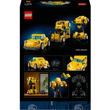 LEGO® Icons Transformers Bumblebee 10338 - Yetişkinler İçin Koleksiyonluk Robot Aksiyon Figürü Yapım Seti (950 Parça)