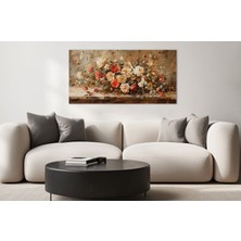 Allure Art Design Renkli Çiçekler Çiçek Kanvas Tablo