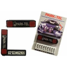 4 Adet Parktel - Park-Tel -Araç Numaratör - Istediğin Numarayı Yerleştir - Parktel
