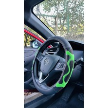 Fox Geçmeli Üç Boyutlu Masajlı Direksiyon Kılıfı