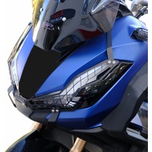 GP Kompozit Honda ADV 350 2023-2025 Uyumlu Far Koruma Siyah