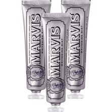 Marvis Diş Macunu Florürlü Nane Aromalı 85 ml 3 Adet Uzun Süreli Ferahlık