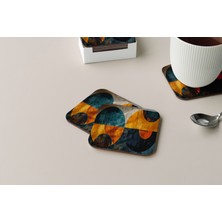 BD Digital Dekoratif Bardak Altlığı Circle Design 372