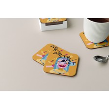 BD Digital Dekoratif Bardak Altlığı Minimal Desen 24