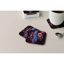 BD Digital Dekoratif Bardak Altlığı Çiçekler 96