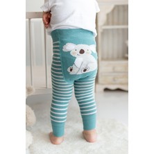 Mama Yoyo Nou Nou Koala Desenli Unisex Bebek Triko Tayt Pantolon