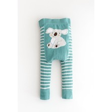 Mama Yoyo Nou Nou Koala Desenli Unisex Bebek Triko Tayt Pantolon